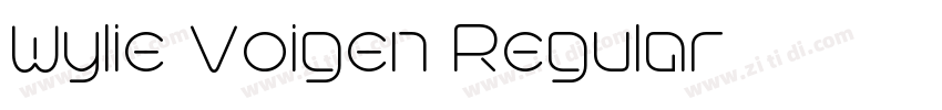 Wylie Voigen Regular字体转换 Wylie Voigen Regular字体转换